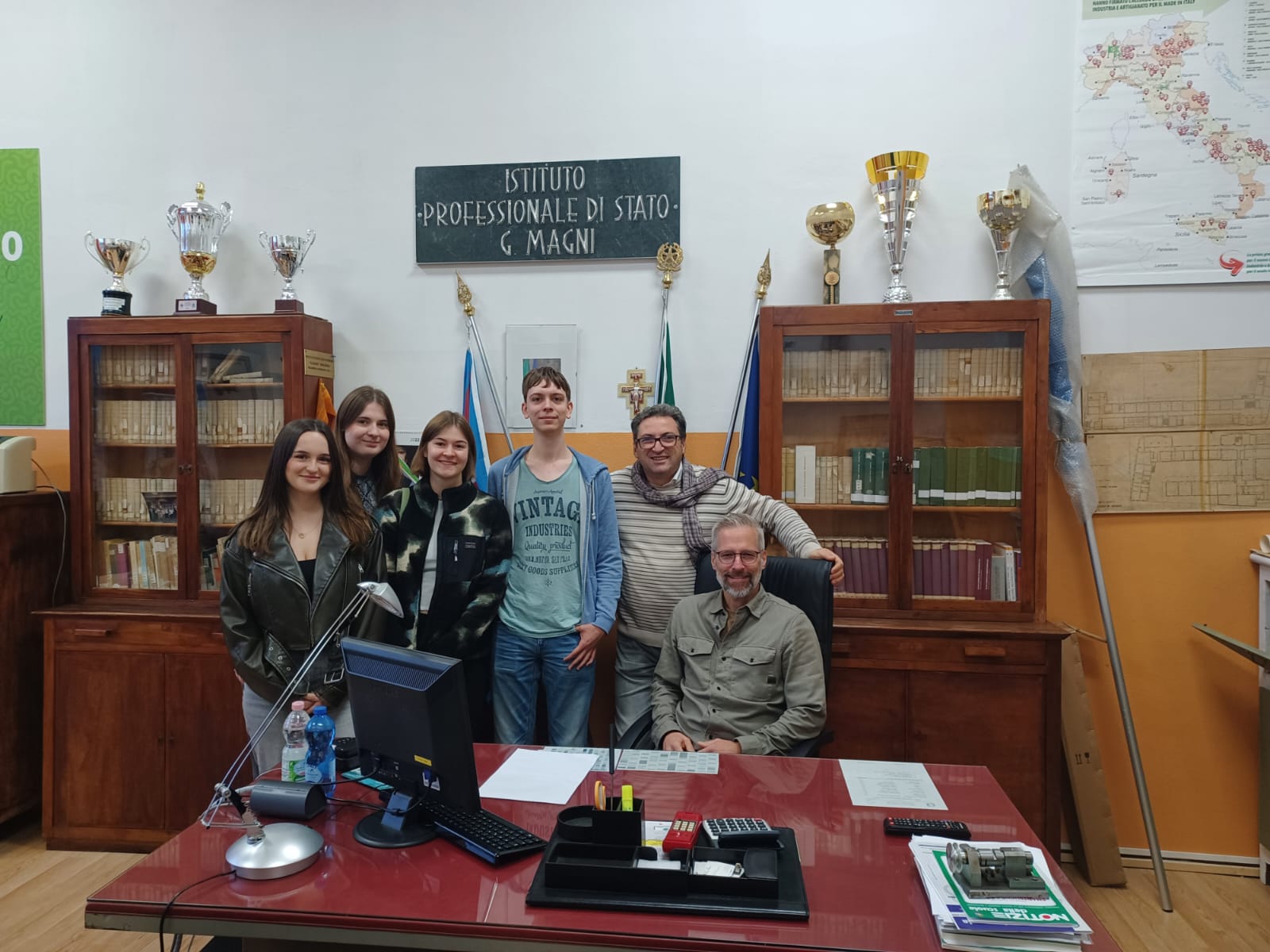 Tre settimane di Erasmus all'IIS Lancia per sei studenti tedeschi