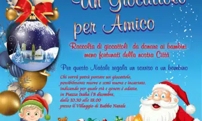 “Un giocattolo per amico”, a Gattinara torna la raccolta solidale che scalda il cuore del Natale