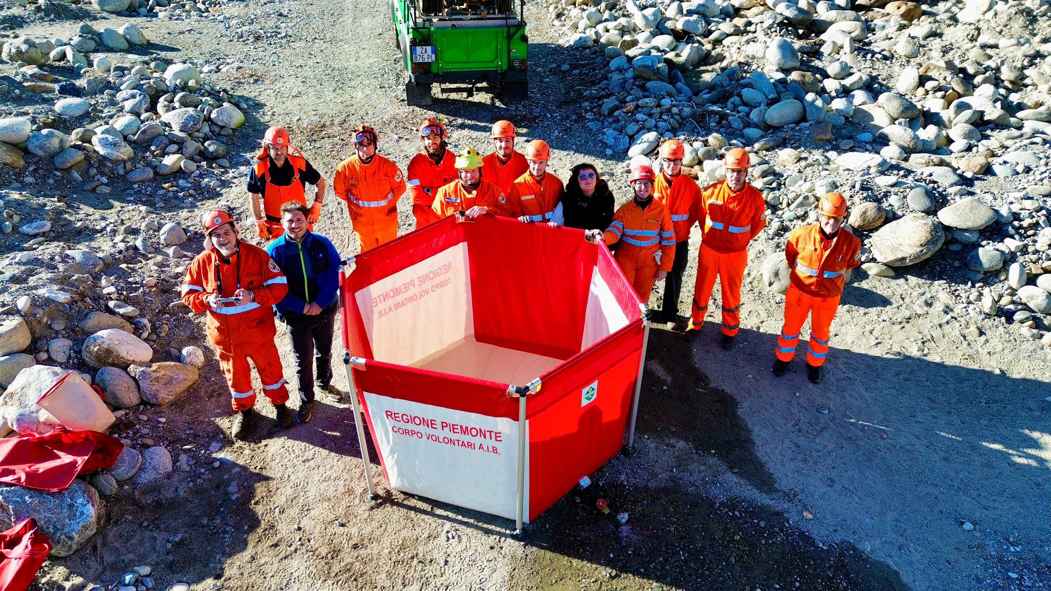 La squadra AIB si esercita per farsi trovar pronta!