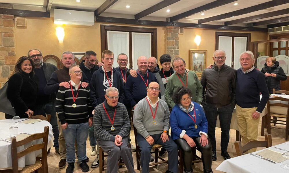 Premiati i partecipanti al 46° corso di nuoto Anffas