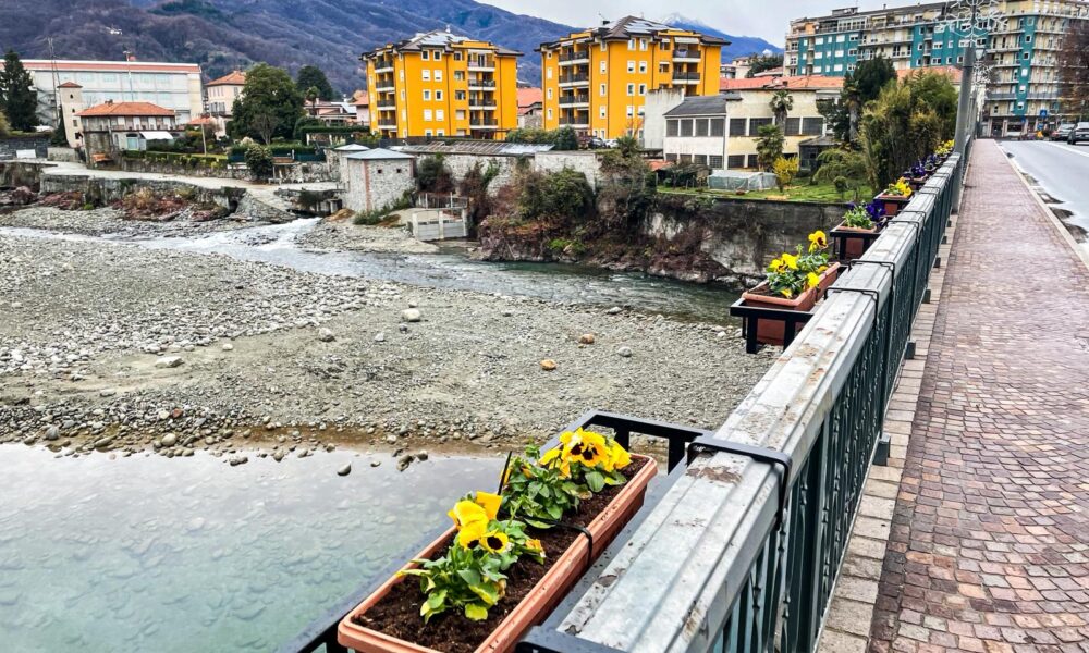 Danneggiate le fioriere sul ponte di Aranco: denunciato il vandalo