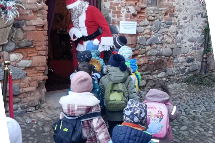 Alunni della Scuola infanzia in visita al Ricetto di Candelo
