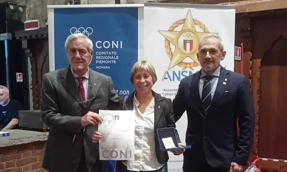 Valeria Maroni premiata dal CONI