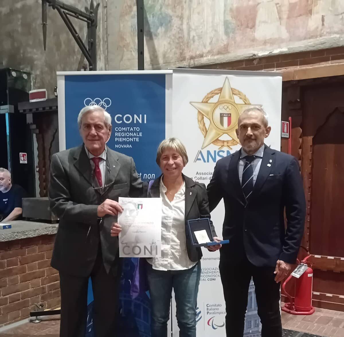 Valeria Maroni premiata dal CONI
