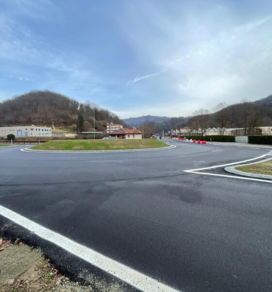 Aperta al transito la «rotondona» a Valduggia