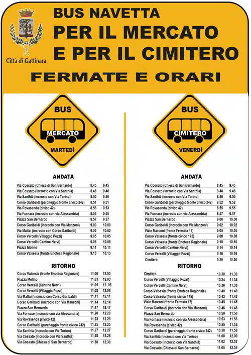 Un servizio che avvicina la città: al via il bus navetta gratuito per il mercato e il Cimitero