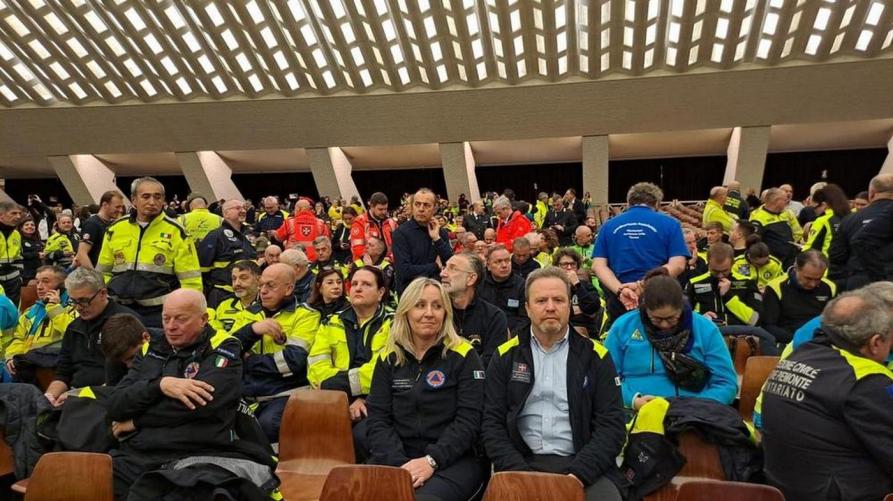 Anche la Protezione civile del Piemonte all’udienza di fine Giubileo con il Papa