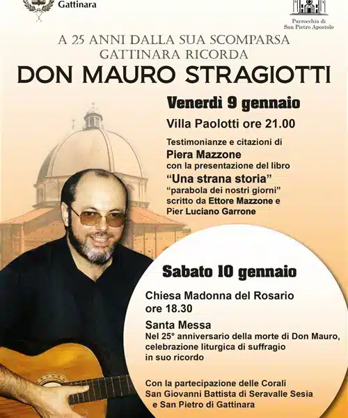 Gattinara ricorda Don Mauro Stragiotti