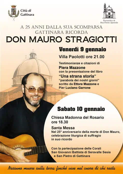 Gattinara ricorda Don Mauro Stragiotti
