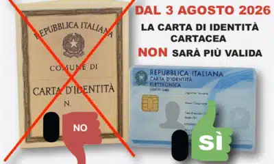 Carta d’Identità cartacea: non sarà più valida dal 3 agosto 2026