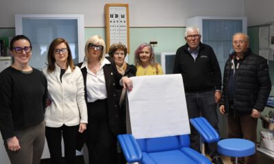 Consegnati e allestiti i nuovi arredi in dotazione all’ambulatorio comunale di Scopello