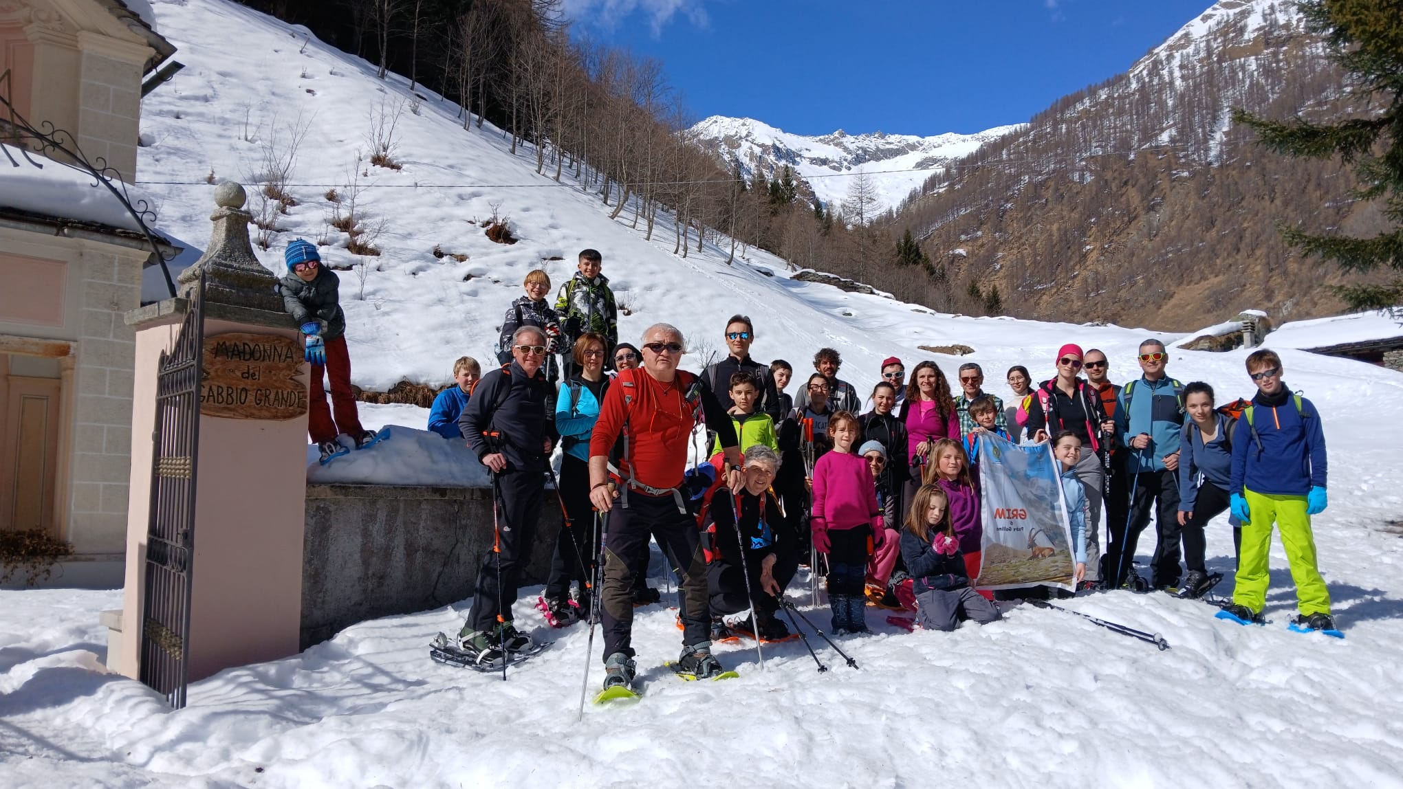 Ciaspolata a Carcoforo: giornata divertente e anche formativa