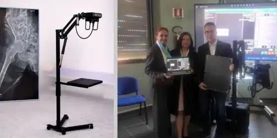 Effettuato il primo esame a domicilio con il nuovo apparecchio radiologico portatile