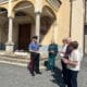 I Carabinieri di Crevacuore incontrato i fedeli all'uscita della chiesa