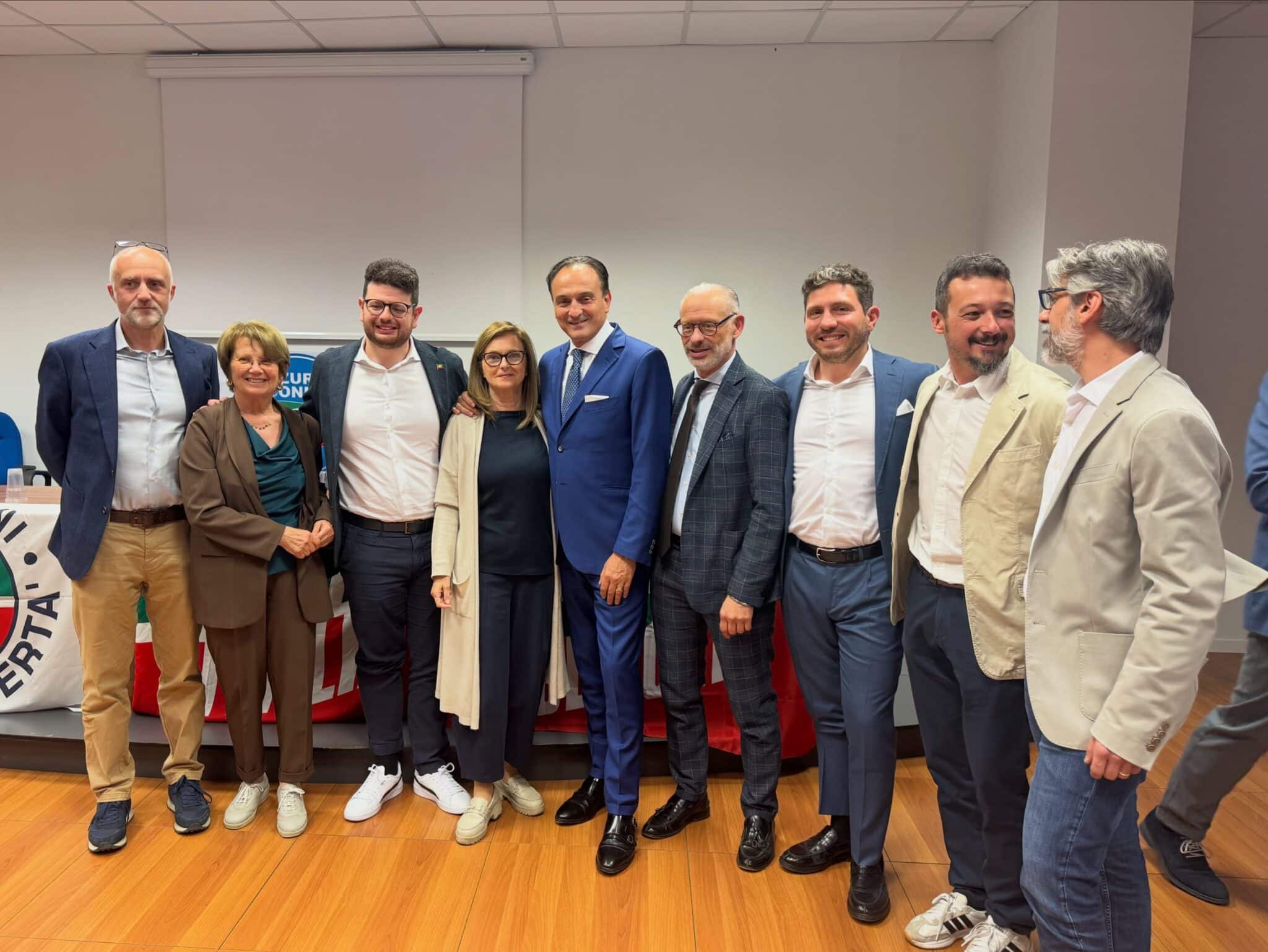 Cirio al Lingottino per incontrare le segreterie valsesiane di Forza Italia