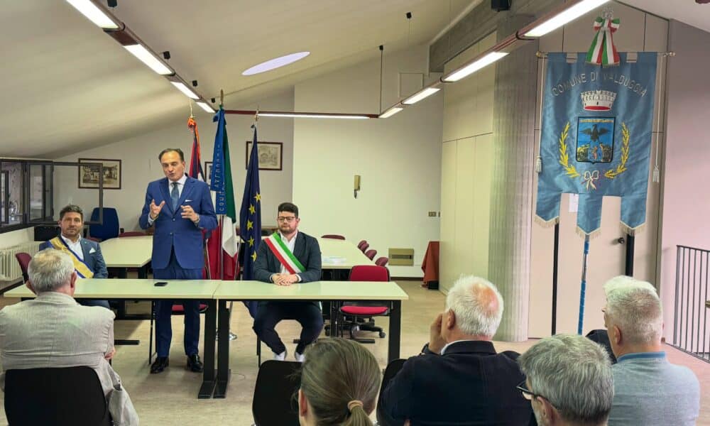 Il presidente della Regione in visita a Valduggia