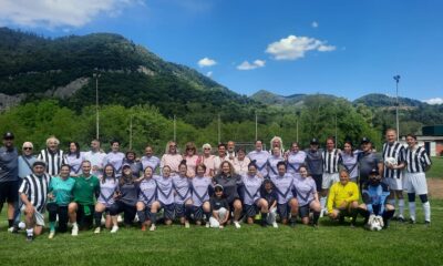 «Partita del Cuore»: si sono sfidate la Serravallese Women e l’As Vecchie Glorie Biellese 1902