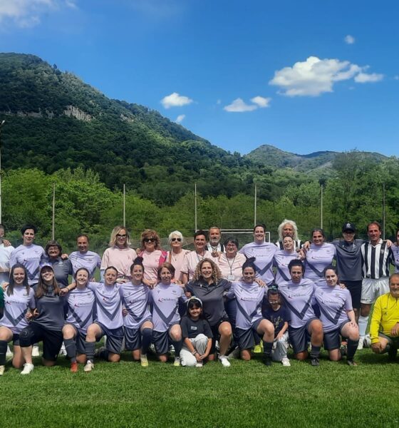 «Partita del Cuore»: si sono sfidate la Serravallese Women e l’As Vecchie Glorie Biellese 1902
