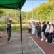 I ragazzi delle scuole medie di Valduggia a lezione di tiro con l’arco