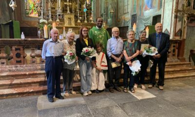La Parrocchia di Agnona in festa per gli anniversari di matrimonio