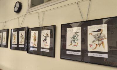 Mostra su Pinocchio nel Teatrino di Mangiafuoco in biblioteca a Varallo