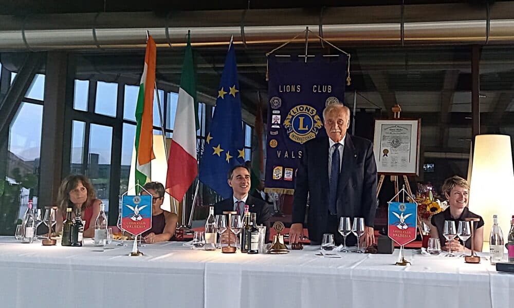 Amedeo Gabella nuovo presidente del Lions Club Valsesia