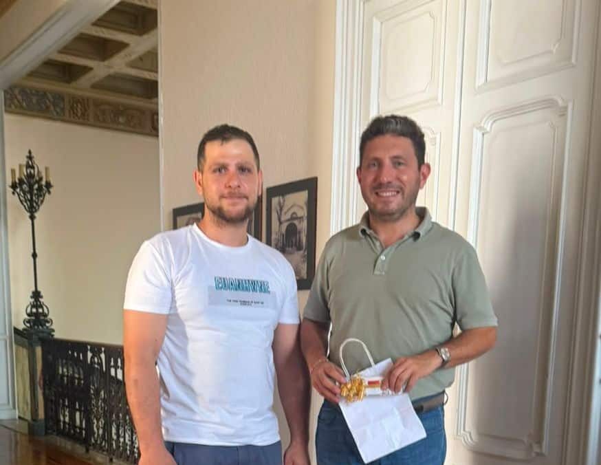 Gradita visita in municipio a Quarona di Mohammad Nour Nizar