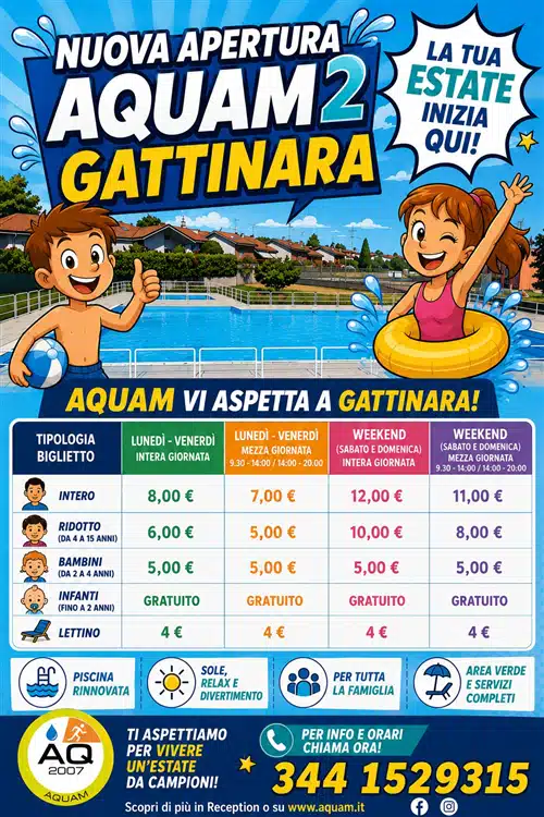 L'attesa è finita la piscina comunale di Gattinara ha riaperto