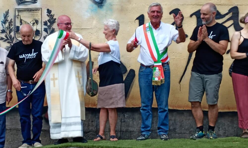 Inaugurato il murales del Millennio