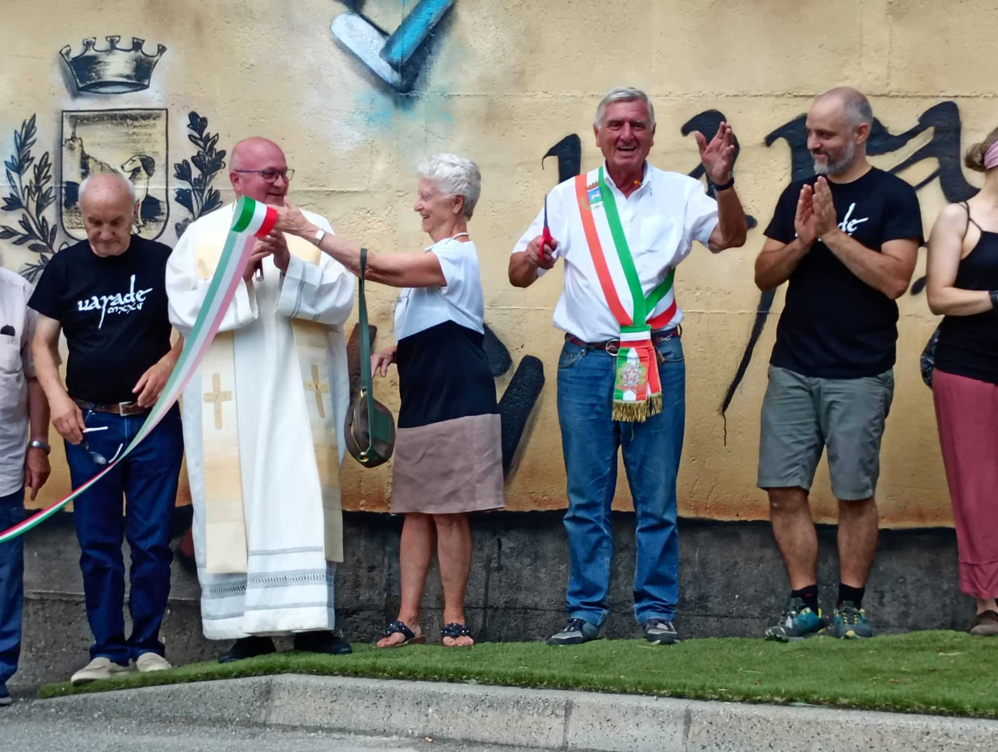 Inaugurato il murales del Millennio