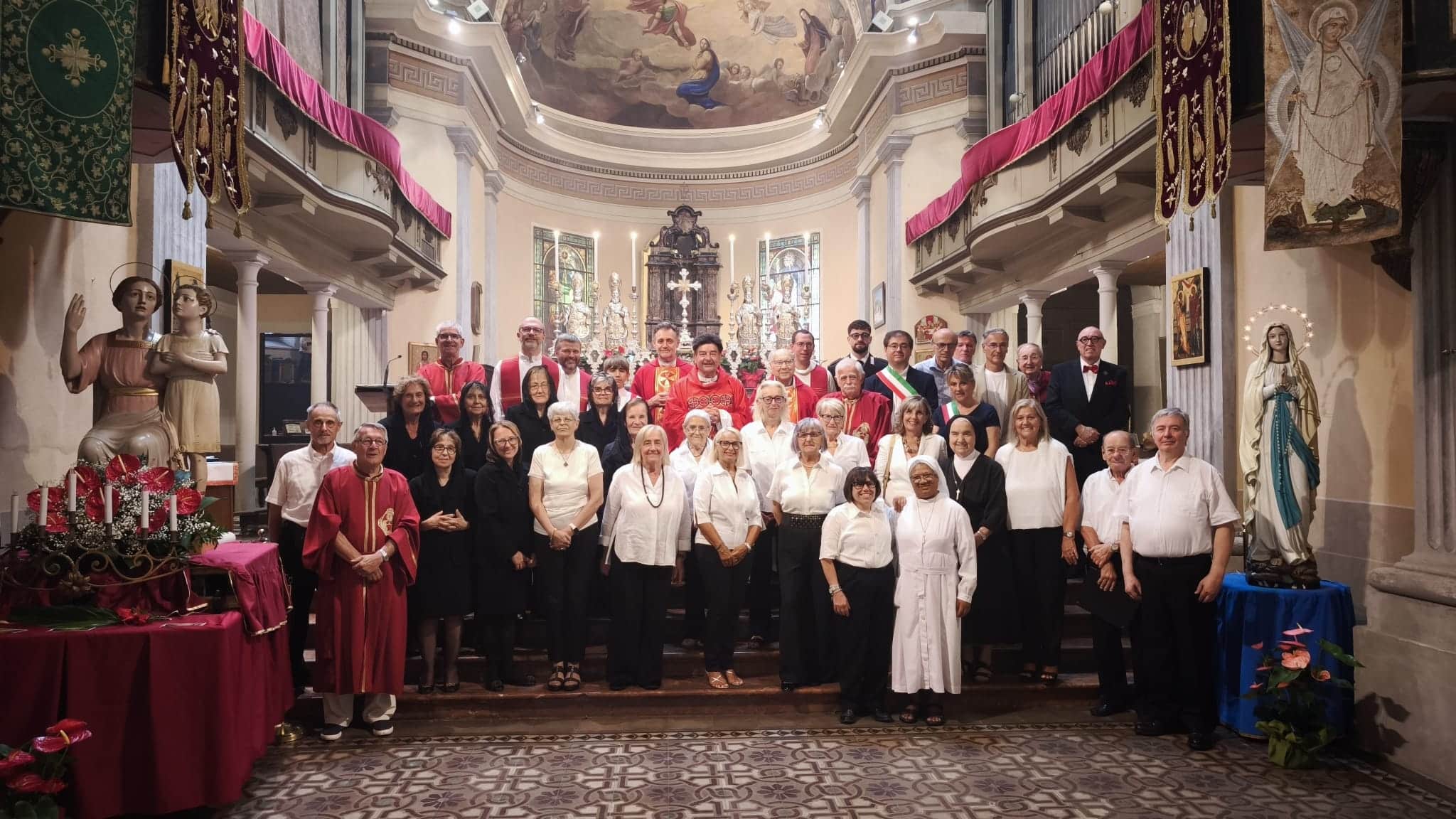 La comunità in preghiera per il patrono San Silvano