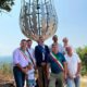 Inaugurata a Lozzolo l'opera di Land Art "Calice 10"