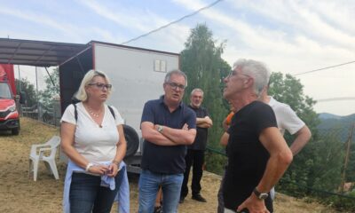 Sopralluogo presso il Monte Barone dell'assessore ragionale Marco Gallo
