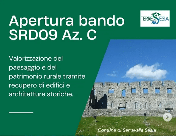 GAL Terre del Sesia: 450.000 euro per la valorizzazione del patrimonio rurale