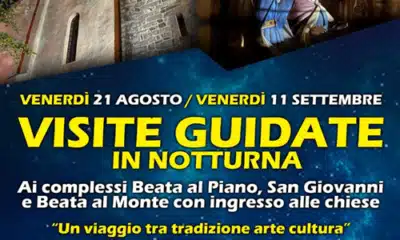 L’11 settembre visita guidata in notturna tra arte e tradizione