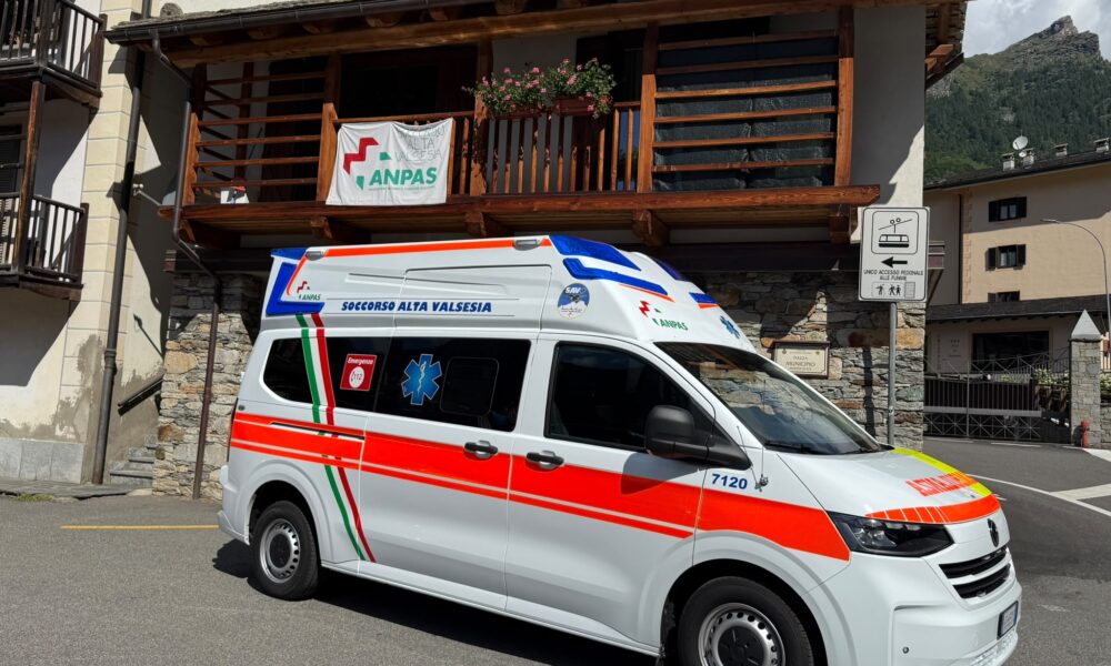Nuova ambulanza del SAV: cerimonia di inaugurazione sabato 26 settembre