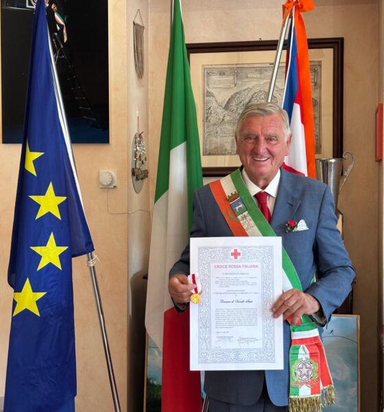 La Croce Rossa Italiana premia il Comune di Varallo