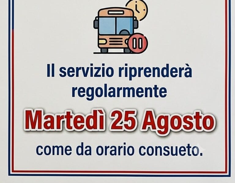 Navetta Lozzolo-Gattinara, il servizio riparte domani