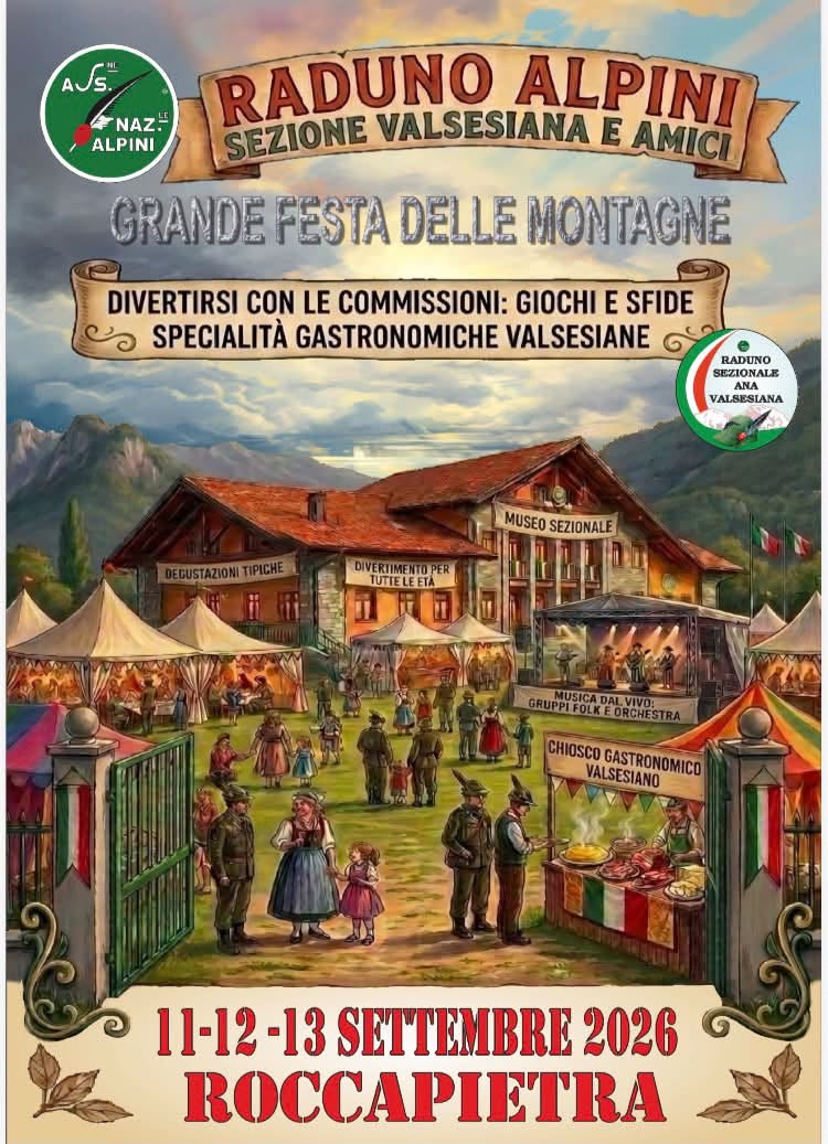 Raduno Alpini e Grande Festa delle Montagne con la Sezione ANA Valsesiana