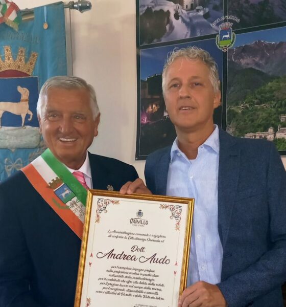 Ad Andrea Audo, dal 2017 direttore della Struttura Complessa di Cardiochirurgia dell'Azienda Ospedaliero-Universitaria di Alessandria, reparto considerato un punto di riferimento a livello regionale, è stata conferita la cittadinanza onoraria di Varallo