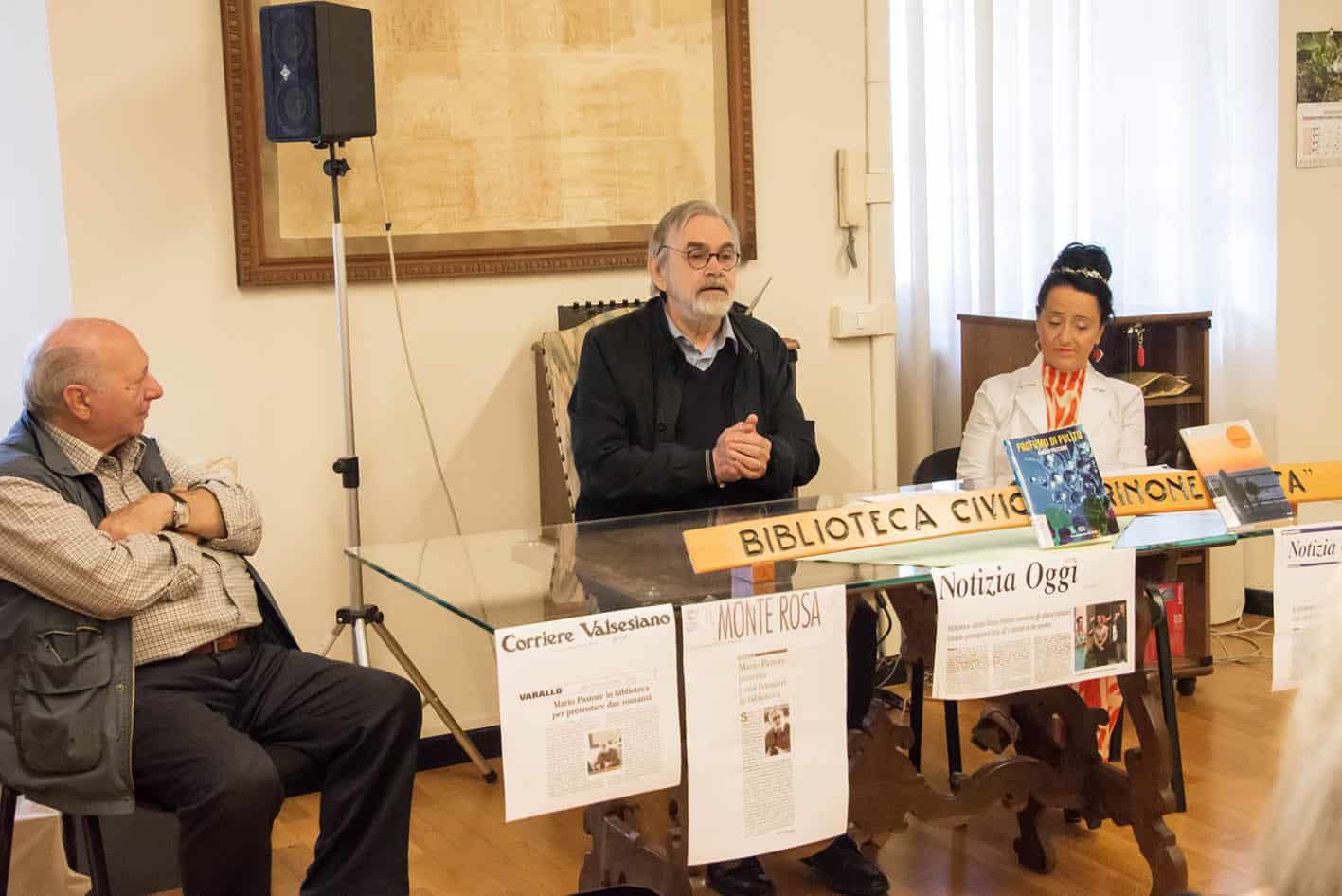 A Varallo presentazione di due libri scritti da Mario Pastore