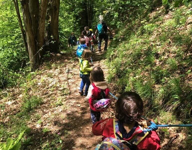 Scuola Infanzia all’Aperto: ricominciano le lezioni nel bosco!