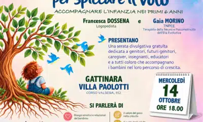 “Radici forti per spiccare il volo”: un titolo che racchiude il senso della serata divulgativa in programma mercoledì 14 ottobre, alle ore 18.00, nella Sala Conferenze di Villa Paolotti a Gattinara
