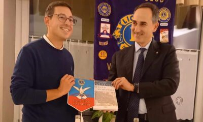 Il giovane archeologo Luca Furno ospite del Lions Club Valsesia
