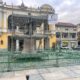 l ponteggio che permetterà, nei prossimi giorni, di avviare le opere di restauro sul monumento al Re Vittorio Emanuele II,